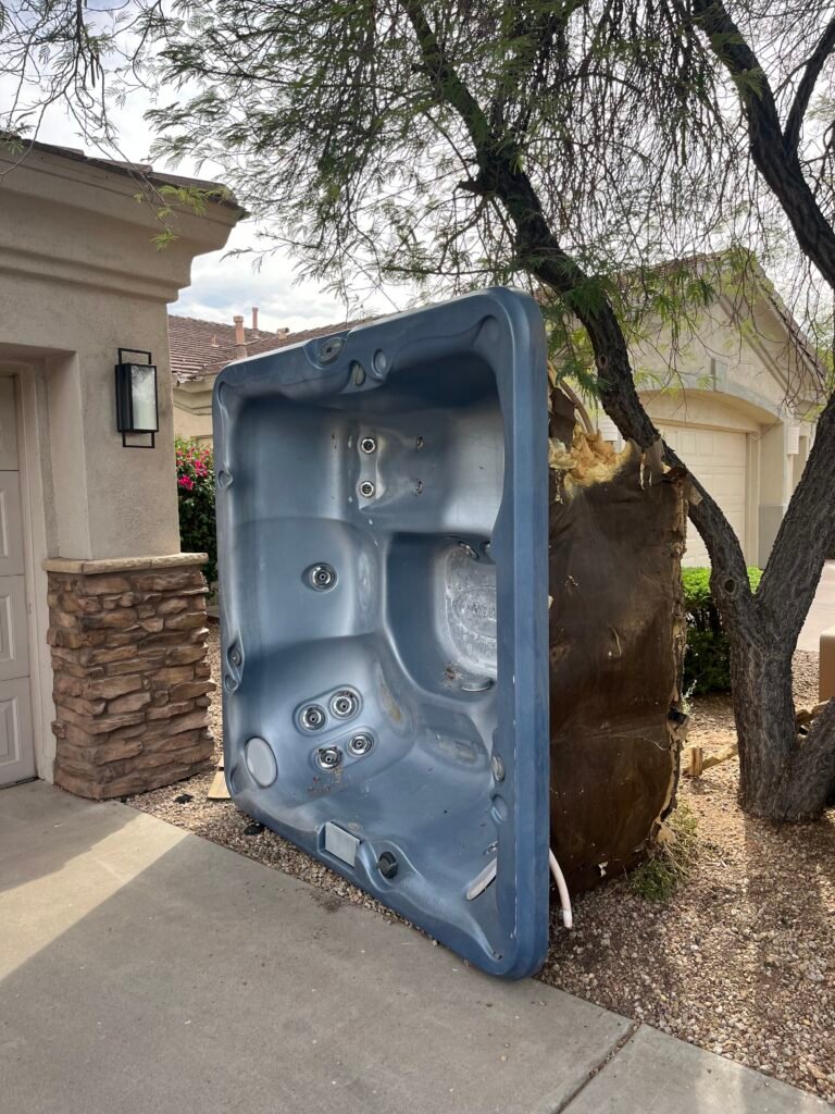 Hot Tub Removal 2 hot tub removal scottsdale