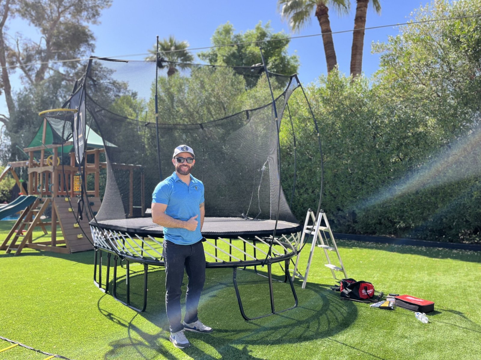 trampoline removal cave creek