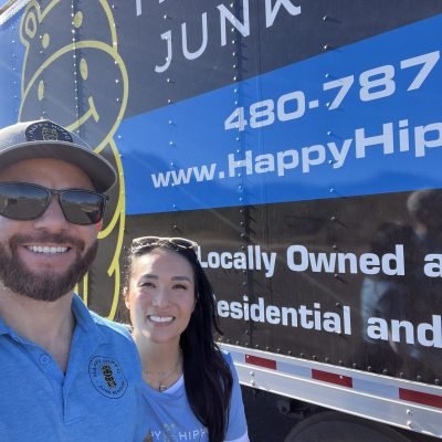 Happy Hippo Couple truck junk removal phoenix, az