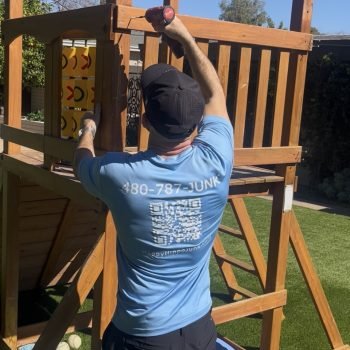 playground removal in desert mountain