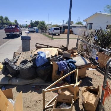 squatter clean out in scottsdale